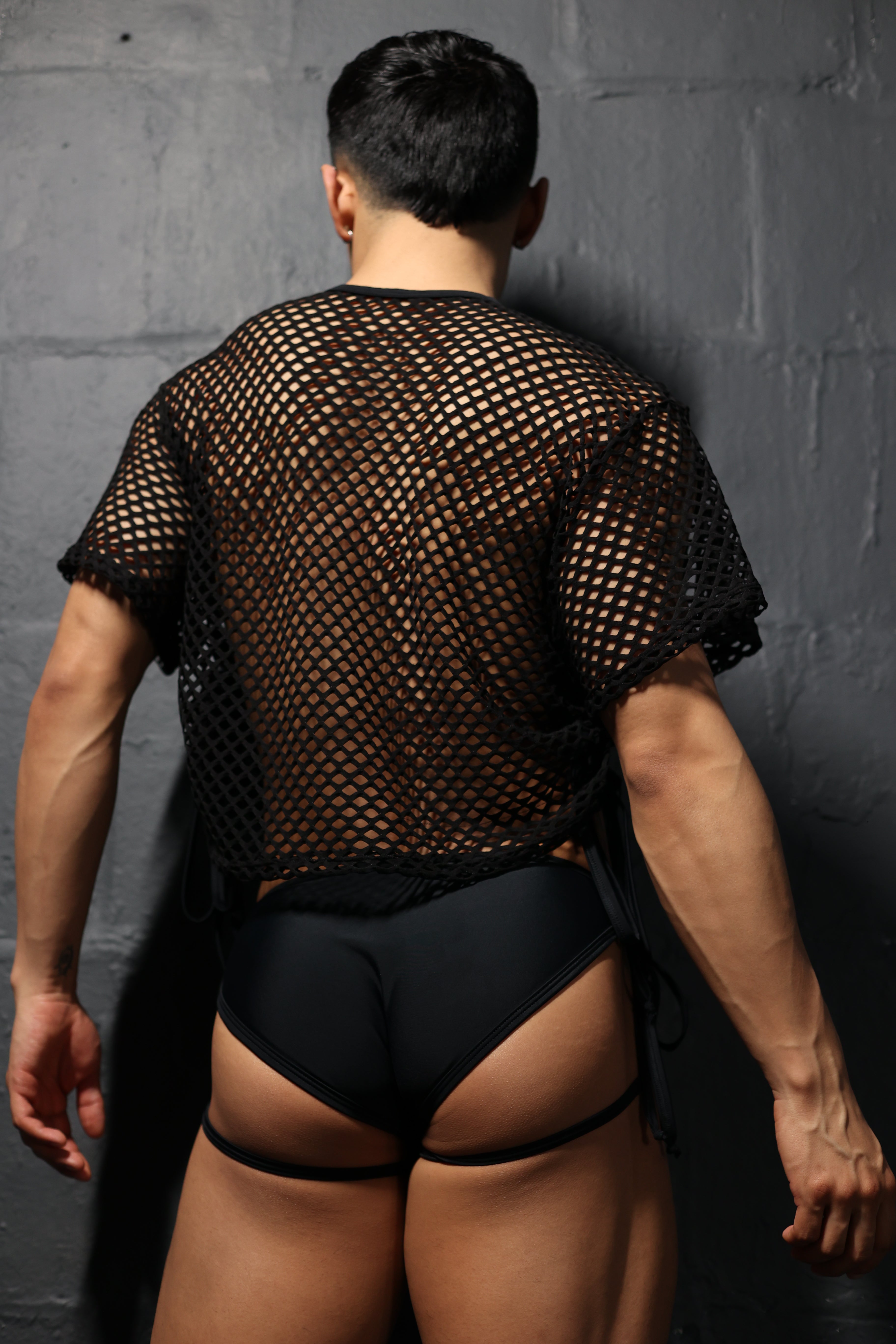 Haut court Nero String