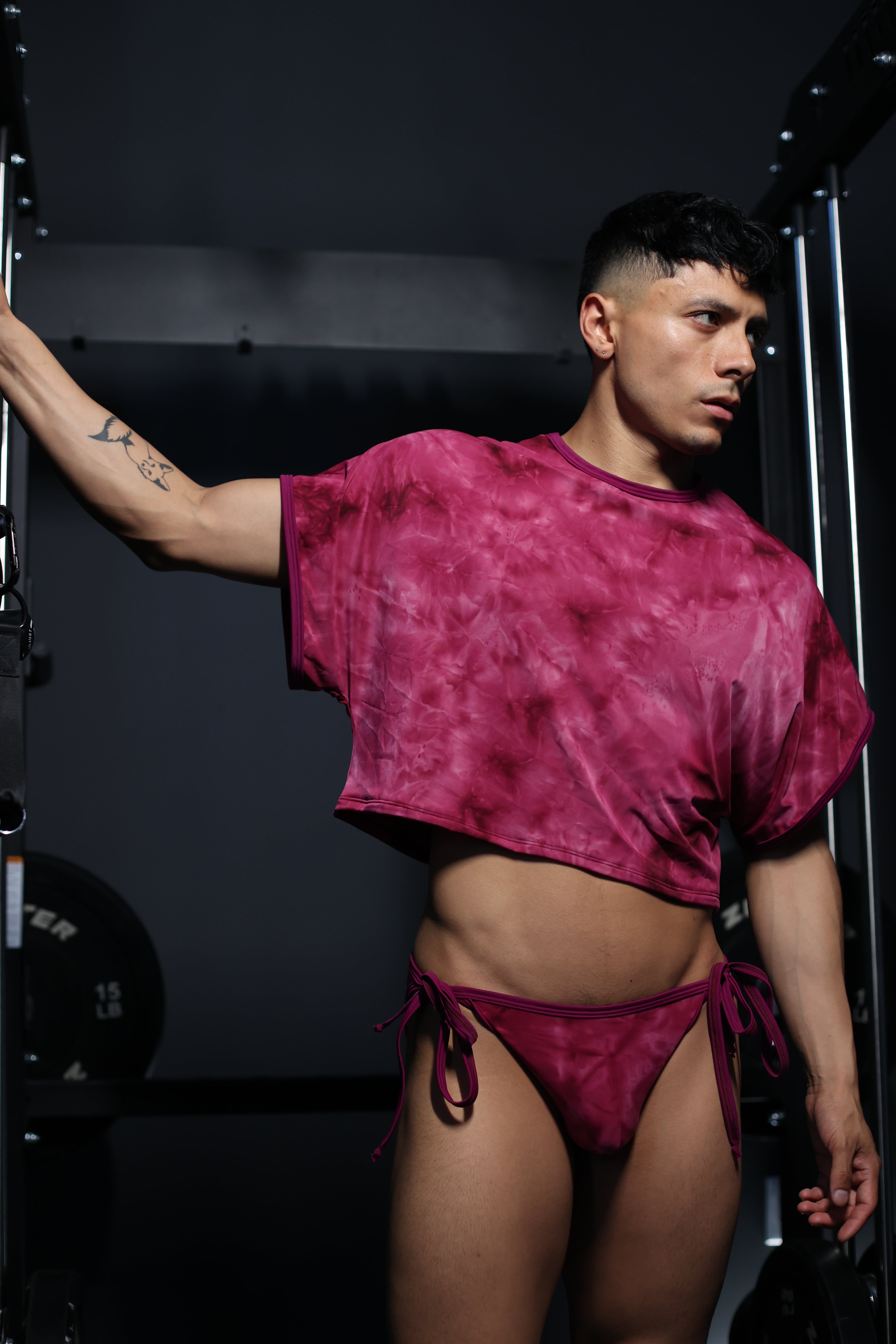 Merlot Mist Crop Top