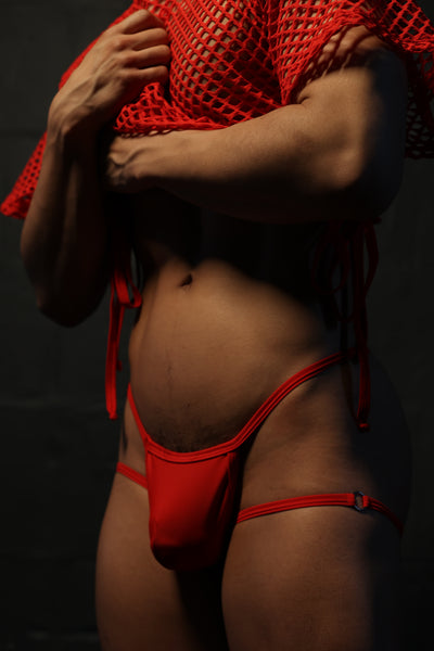 FABI'S CLOSET ROSSO G-STRING