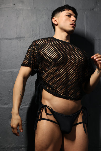 Haut court Nero String