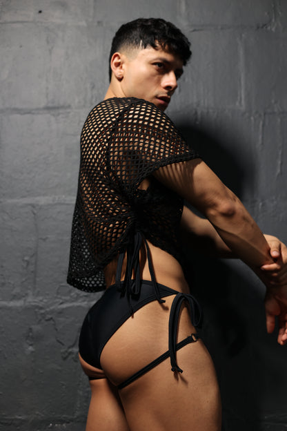 Haut court Nero String