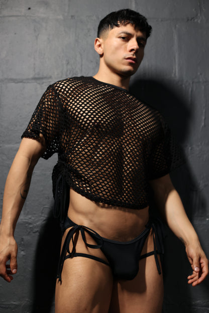 Haut court Nero String