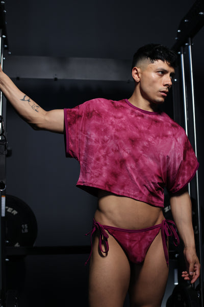 Merlot Mist Crop Top
