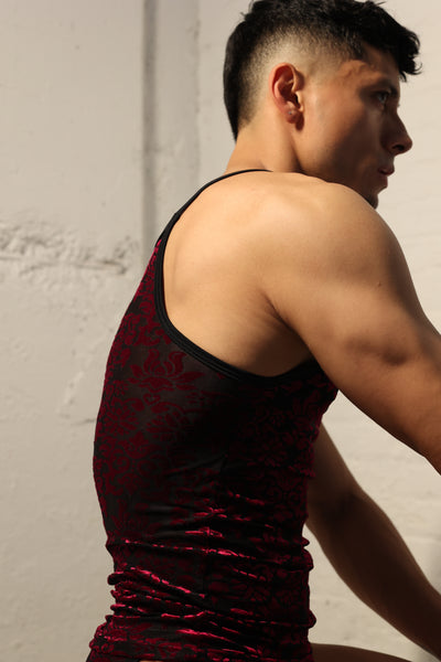 Ruby Damask Micro Tank