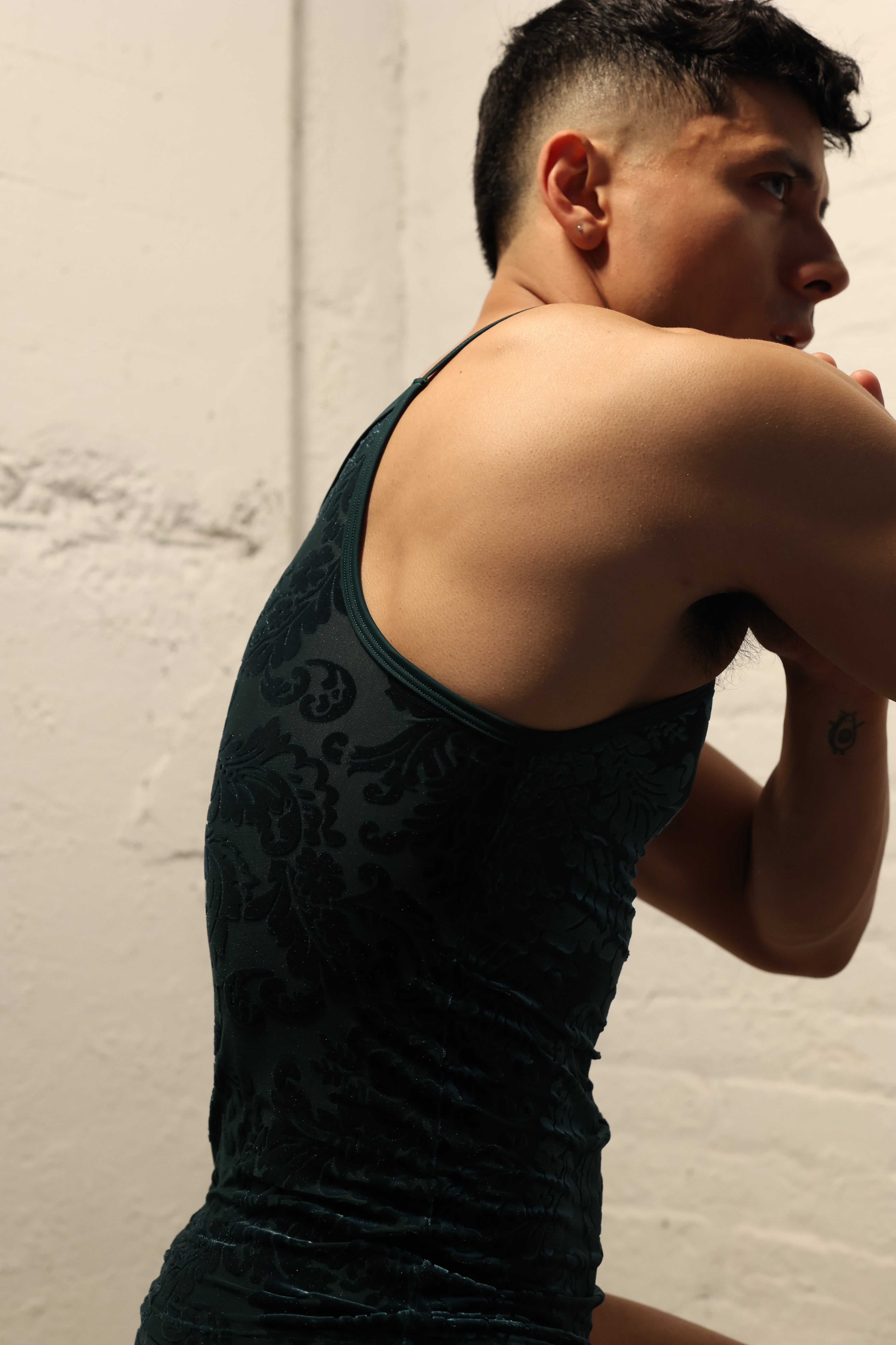 Emerald Damask Micro Tank