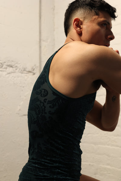 Emerald Damask Micro Tank