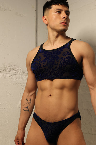 Sapphire Damask Ring Crop