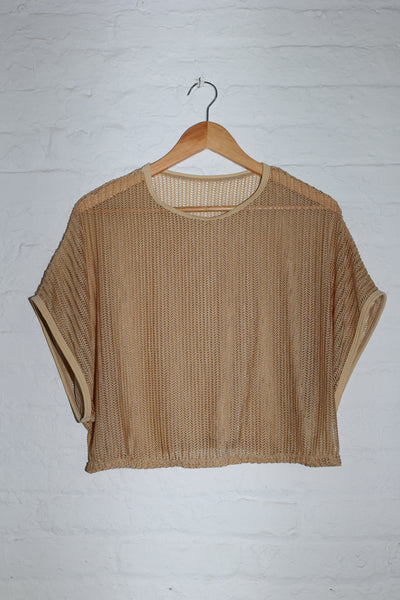 Natural Net Crop Top