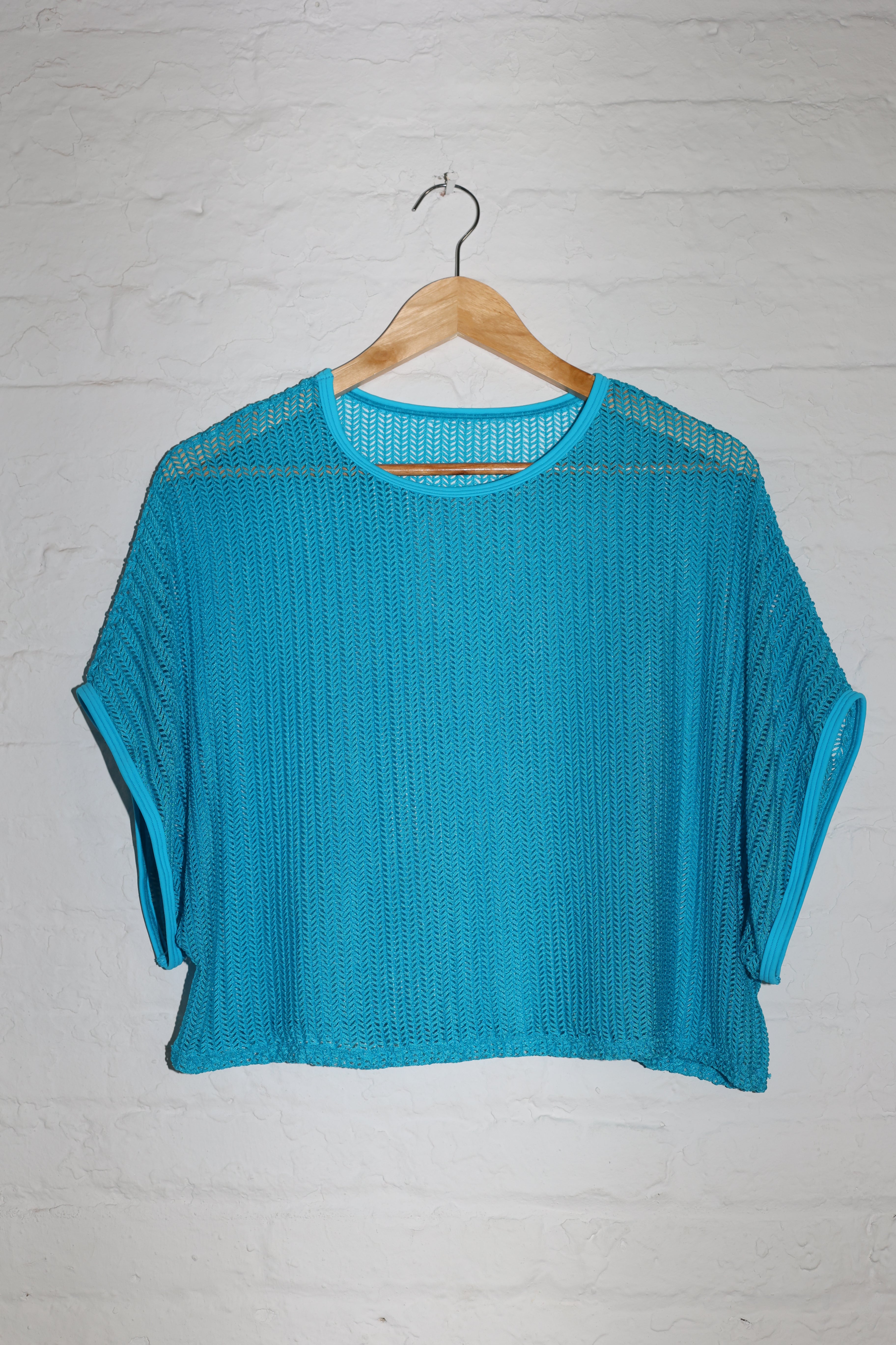 Aqua Net Crop Top