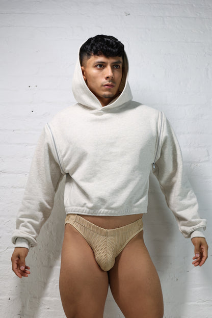 IVORY FRENCH TERRY HOODIE