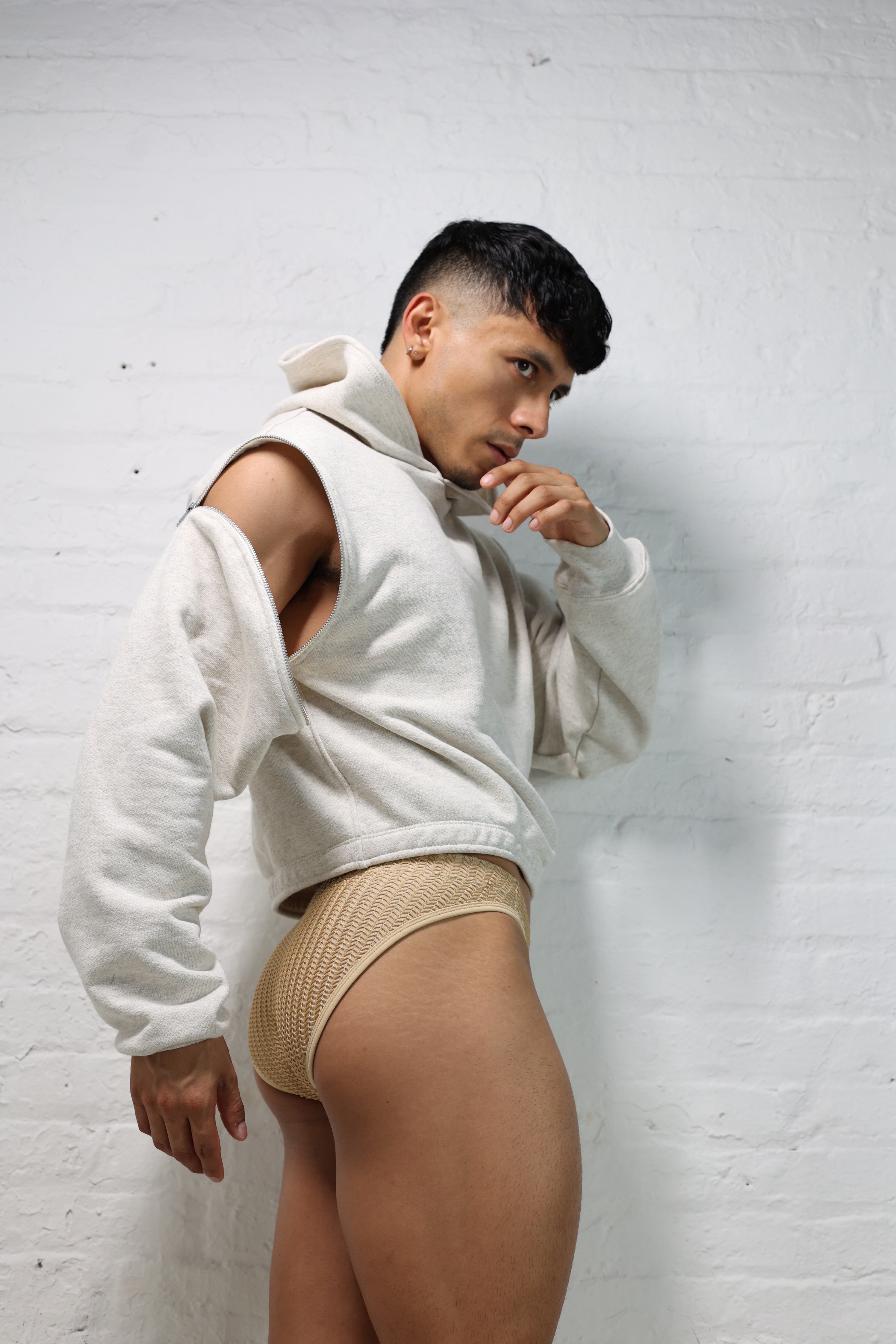 IVORY FRENCH TERRY HOODIE