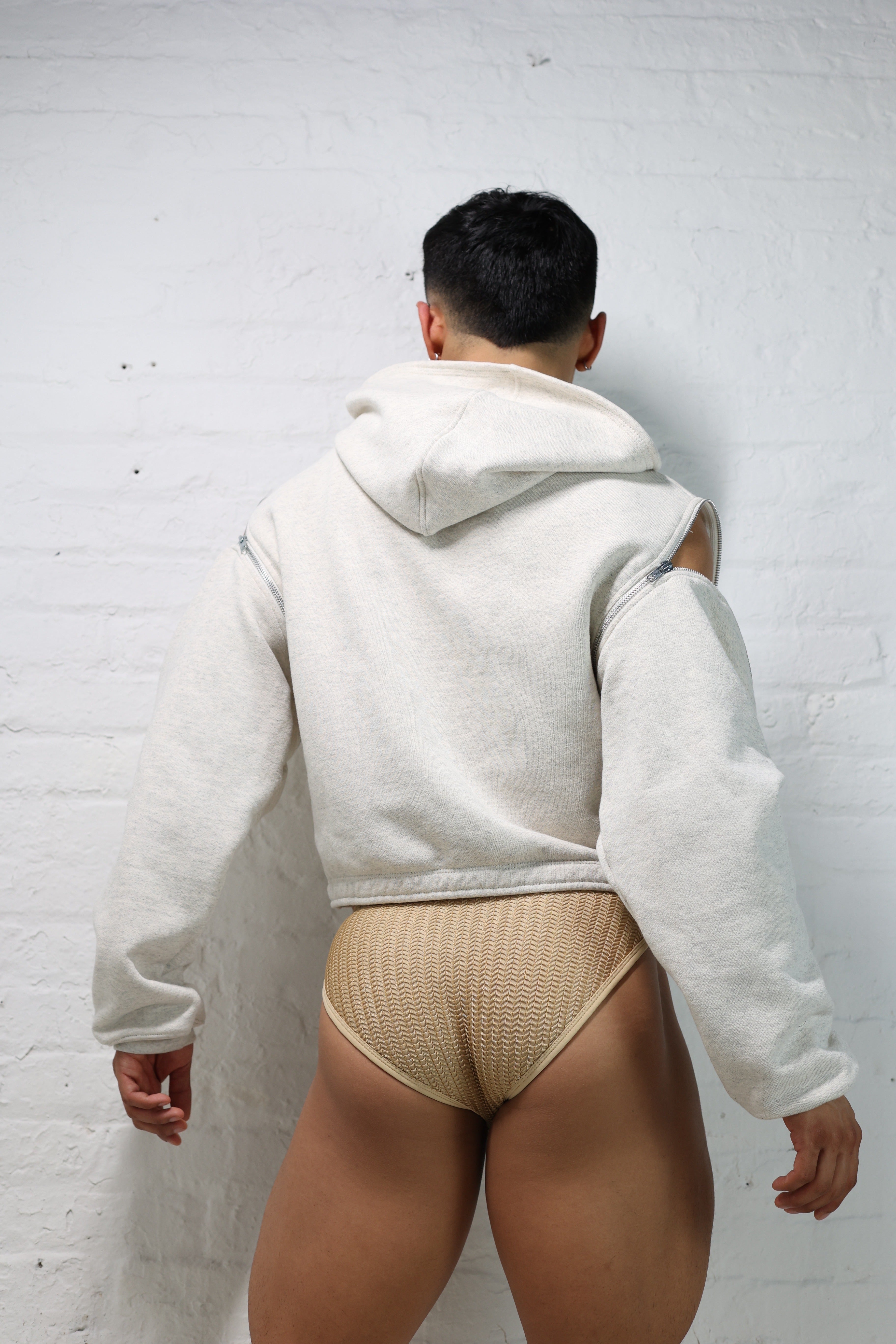 IVORY FRENCH TERRY HOODIE