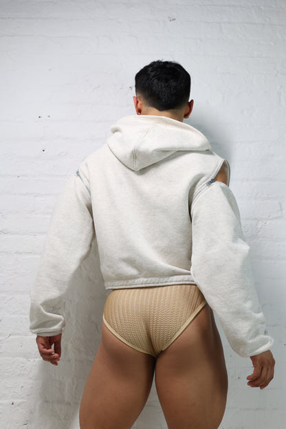 IVORY FRENCH TERRY HOODIE