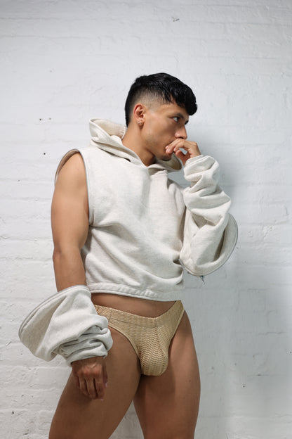 IVORY FRENCH TERRY HOODIE