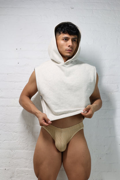 IVORY FRENCH TERRY HOODIE