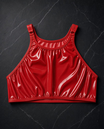 The Leather Ring Crop