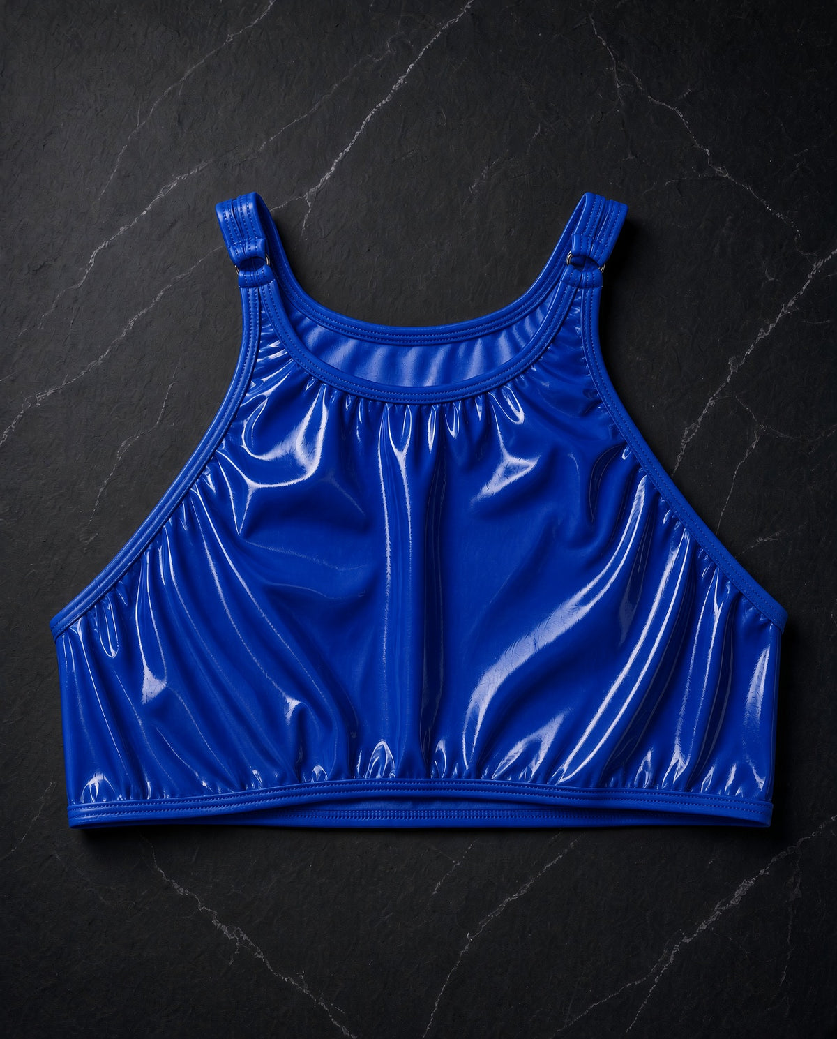 The Leather Ring Crop