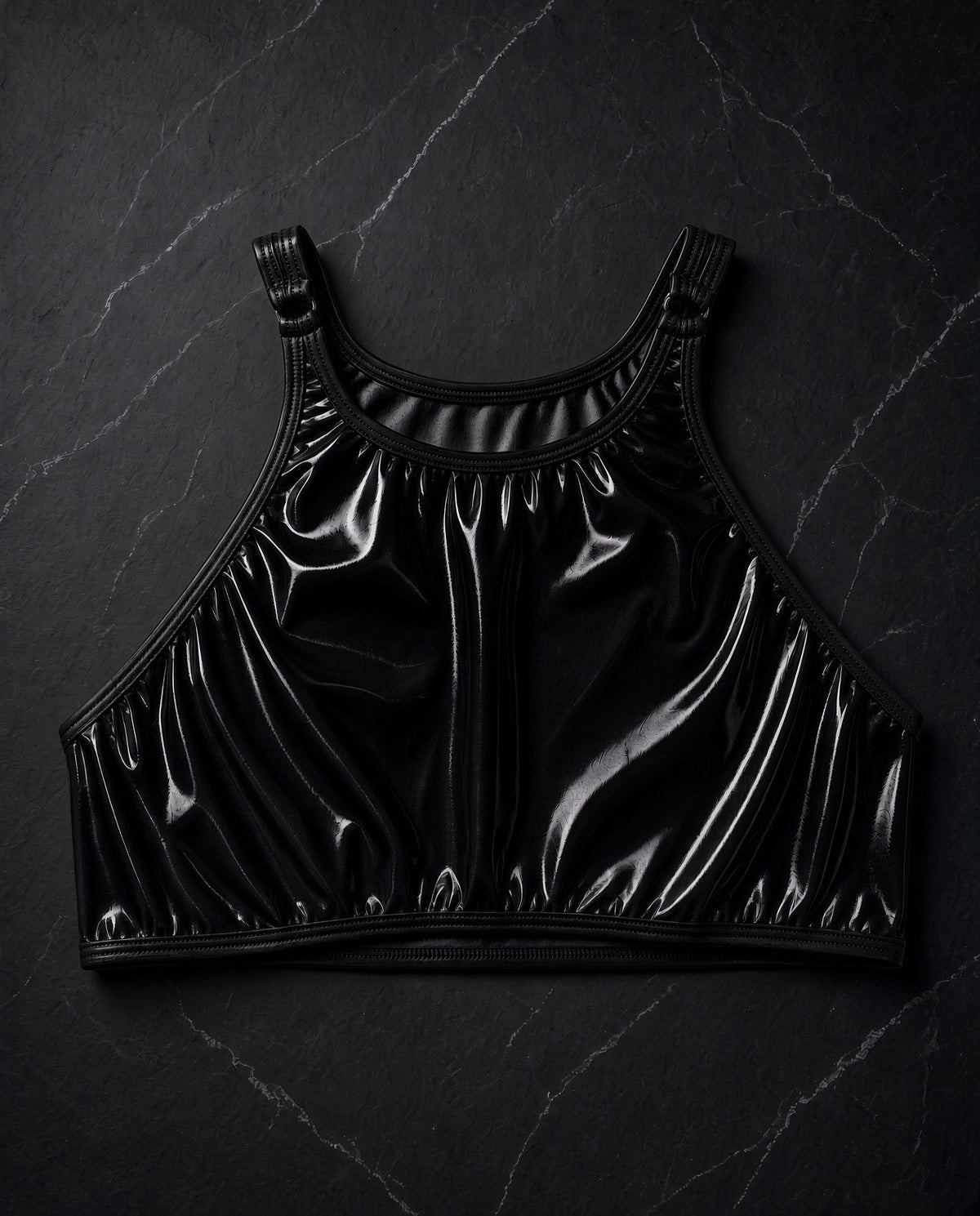 The Leather Ring Crop