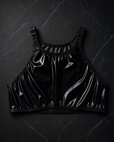 The Leather Ring Crop