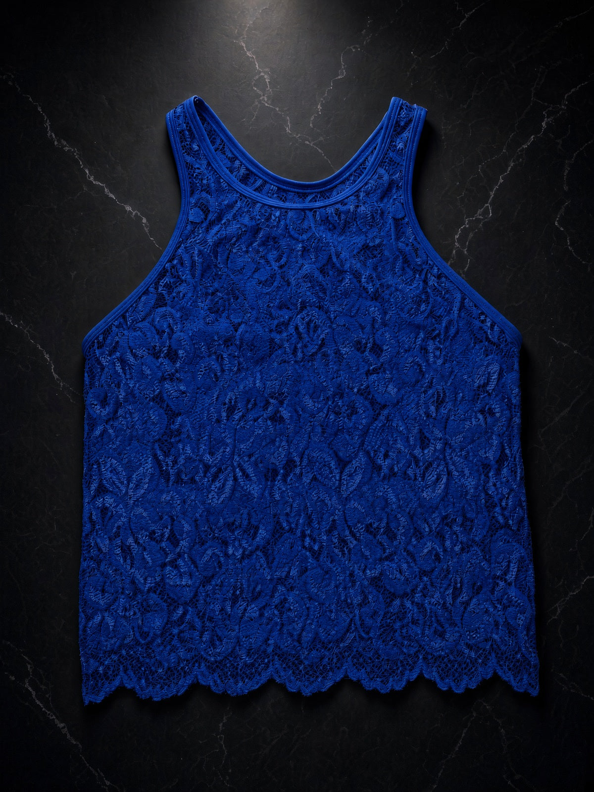 DÉBARDEUR EN MAILLE FILET NATUREL